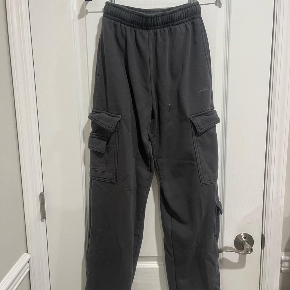 Garage Dark Grey Cargo Pants